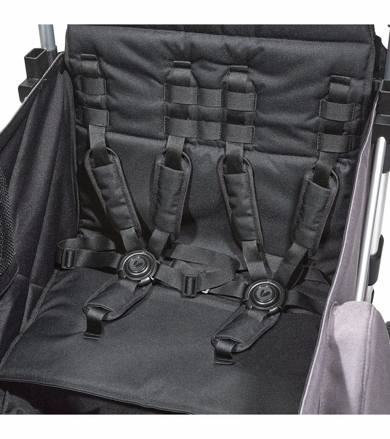 Larktale Caravan (4 Seater) Stroller Wagon Complete Bundle - Byron Black / Clovelly Yellow - 4SEAT-LK50007-LK50506