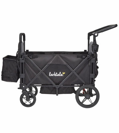 Larktale Caravan (3 Seater) Stroller Wagon Complete Bundle - Byron Black / Clovelly Yellow - 3SEAT-LK50007-LK50506
