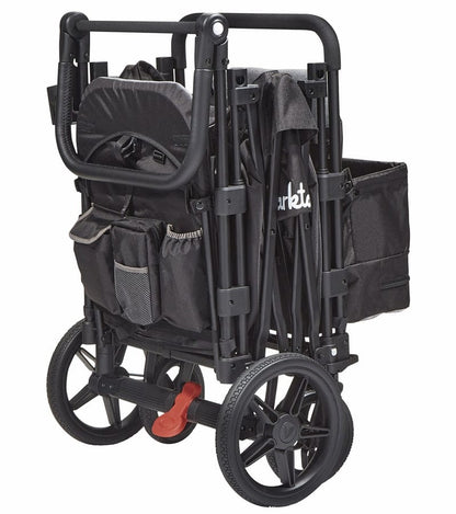 Larktale Caravan (3 Seater) Stroller Wagon Bundle - Byron Black - 3SEAT-LK50007