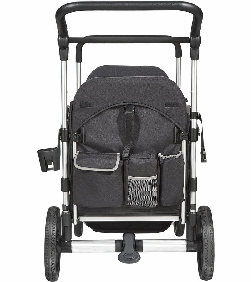 Larktale Caravan (4 Seater) Stroller Wagon Complete Bundle - Byron Black / Pebble Gray - 4SEAT-LK50019