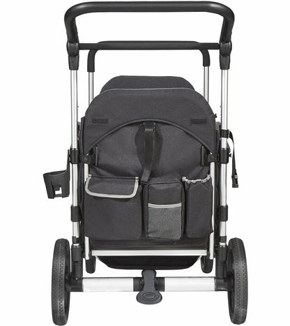 Larktale Caravan (4 Seater) Stroller Wagon Complete Bundle - Byron Black / Pebble Gray - 4SEAT-LK50019