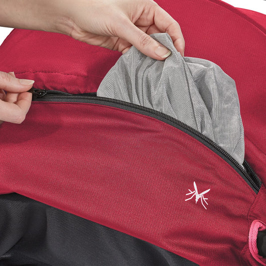 Larktale Caravan Stroller Wagon Canopy Set of 2 - Barossa Red - LK50503