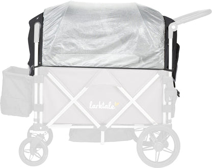 Larktale Caravan Stroller Wagon Canopy Set of 2 - Byron Black