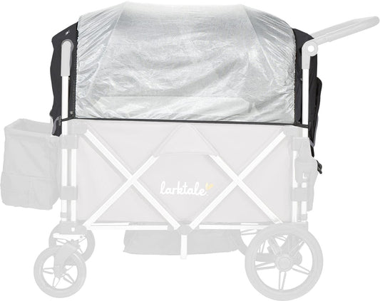 Larktale Caravan Stroller Wagon Canopy Set of 2 - Byron Black - LK50500