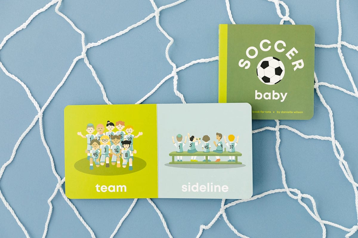 Left Hand Book House Board Book - Soccer Baby - 005-LHBH