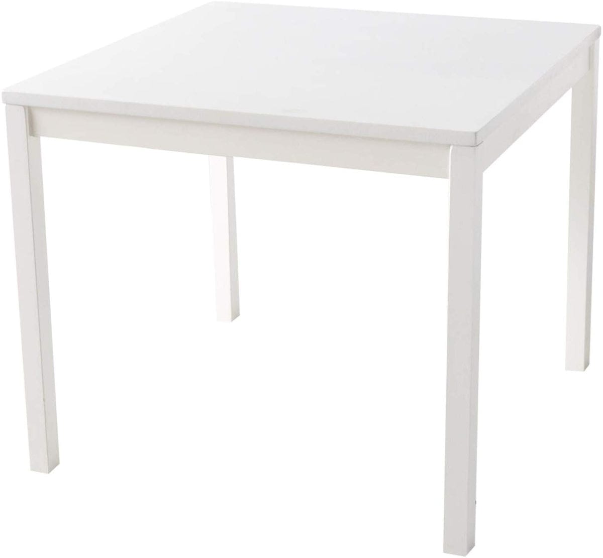 Lipper International 5-Piece Child's White Square Table & Multicolor Chairs