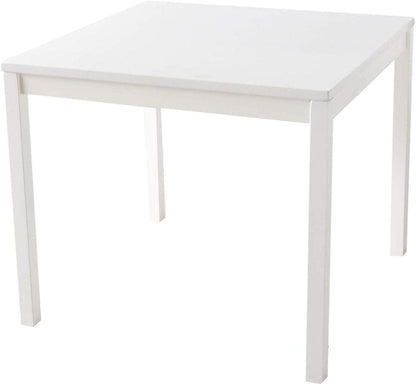 Lipper International 5-Piece Child's White Square Table & Multicolor Chairs
