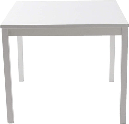 Lipper International Child's Square Table - White - 585W
