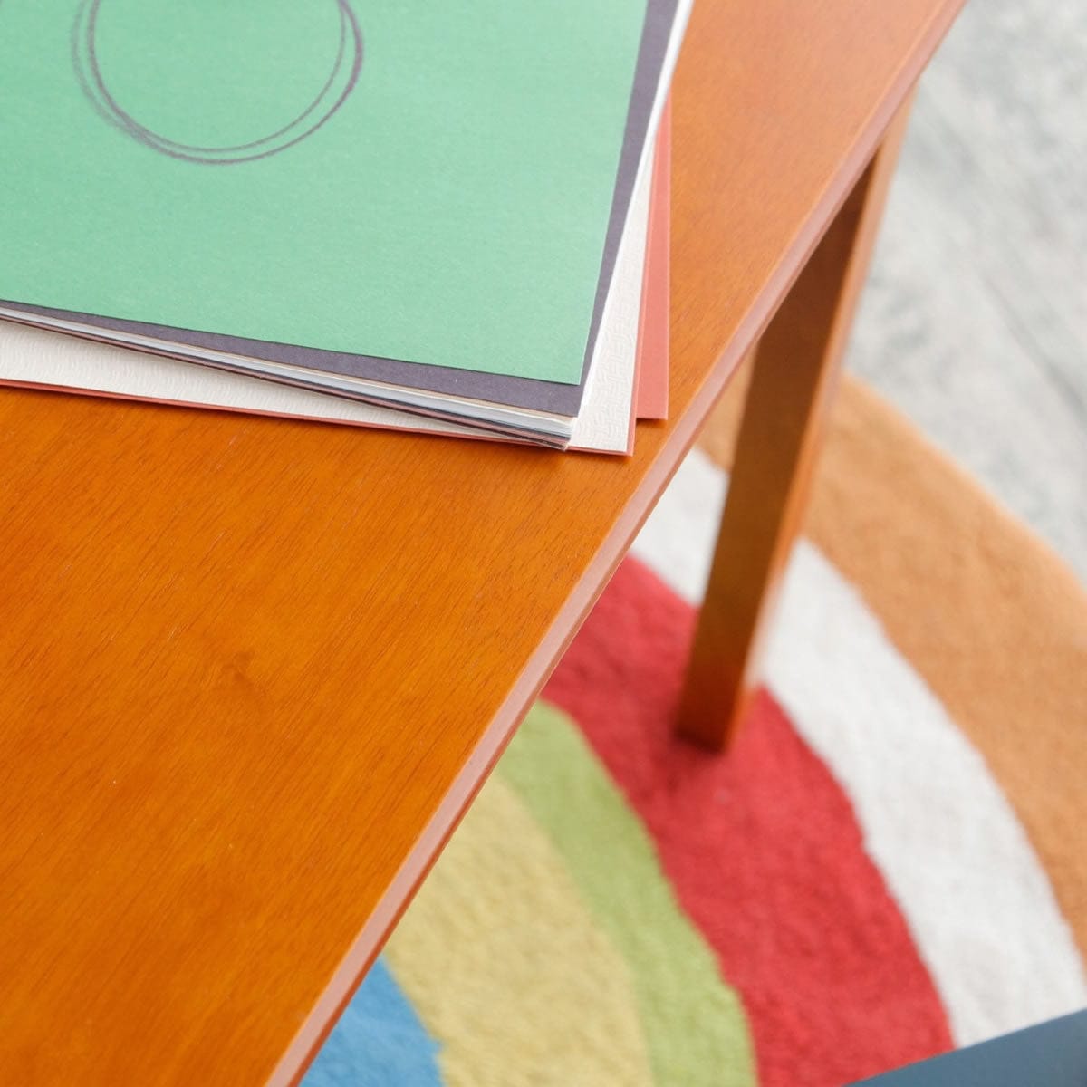 Lipper International Child's Table & Stools Set - Pecan