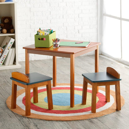 Lipper International Child's Table & Stools Set - Pecan