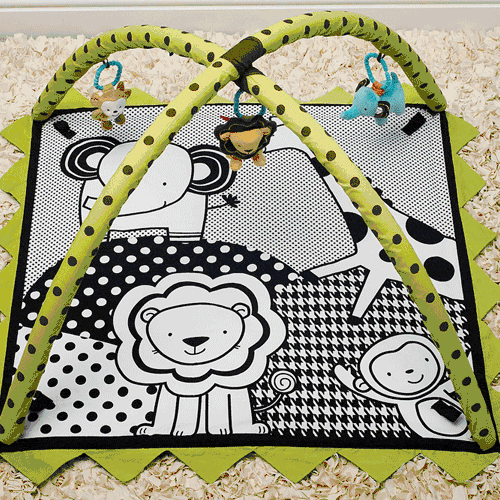 Little Miss Silly Safari 5 Piece Crib Bedding Set - LM101BED4