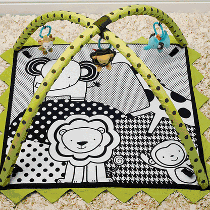 Little Miss Silly Safari 5 Piece Crib Bedding Set - LM101BED4