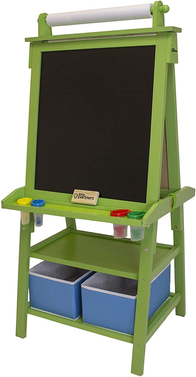 Little Partners Deluxe Art Easel Center - Apple Green - LP02809