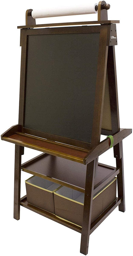 Little Partners Deluxe Learn 'N Play Art Center Easel - Espresso - LPR02807