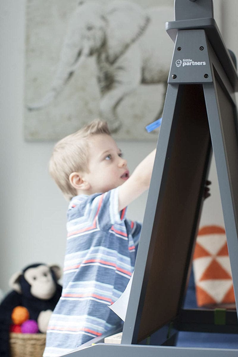 Little Partners Deluxe Art Easel Center - Earl Grey