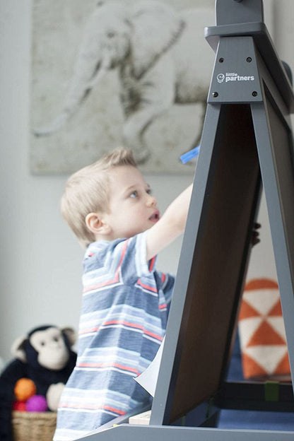 Little Partners Deluxe Art Easel Center - Earl Grey