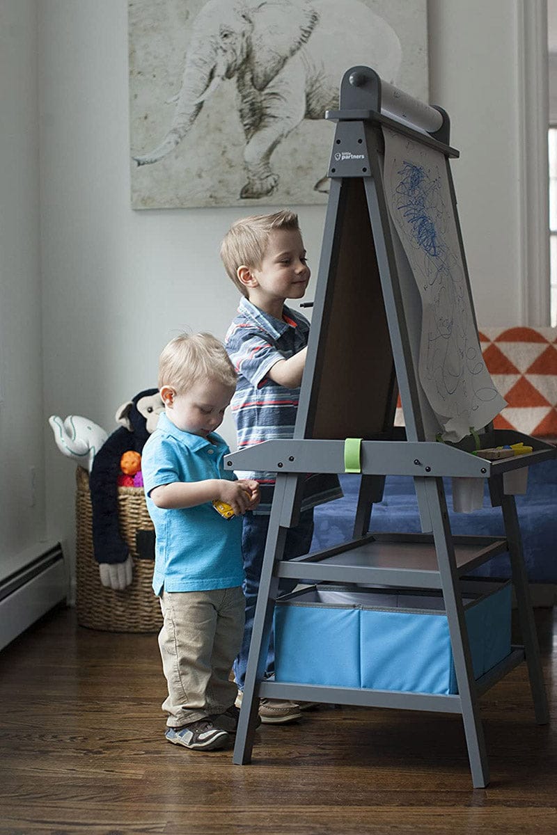 Little Partners Deluxe Art Easel Center - Earl Grey