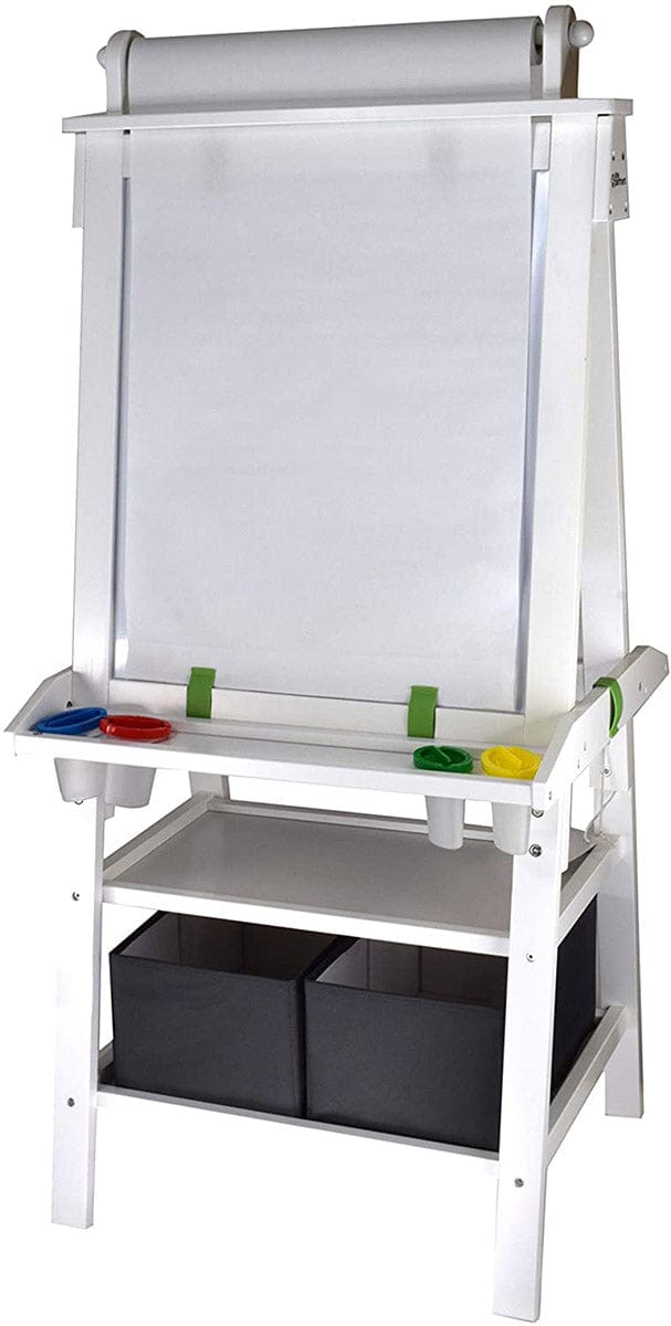 Little Partners Deluxe Art Easel Center - Soft White - LP02804