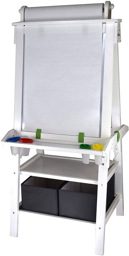 Little Partners Deluxe Art Easel Center - Soft White - LP02804