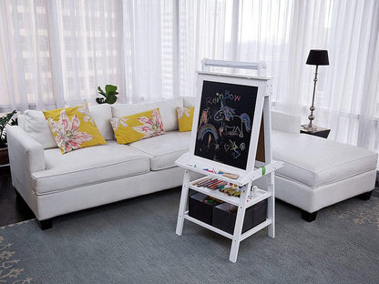 Little Partners Deluxe Art Easel Center - Soft White - LP02804