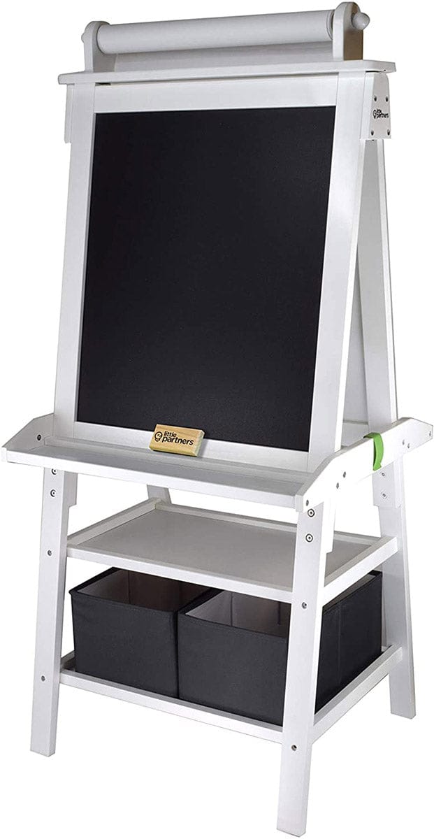 Little Partners Deluxe Art Easel Center - Soft White - LP02804