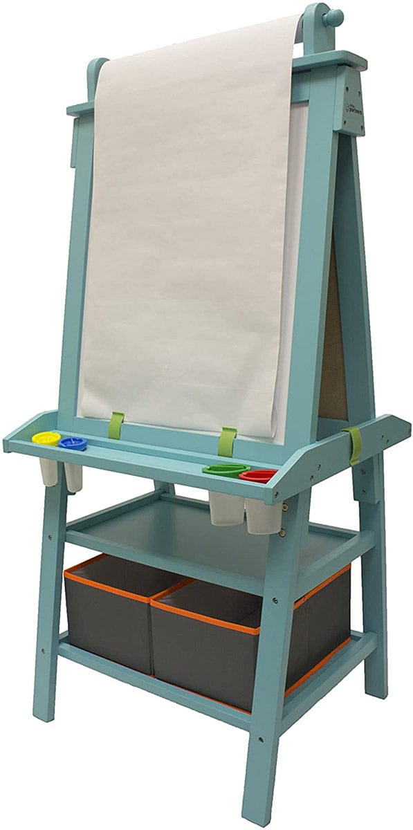 Little Partners Deluxe Art Easel Center - Turquoise/Teal Frosting - LP028011
