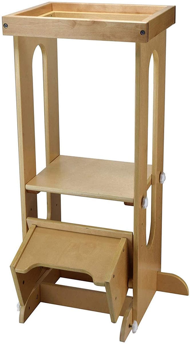 Little Partners Explore N Store Learning Tower - Natural