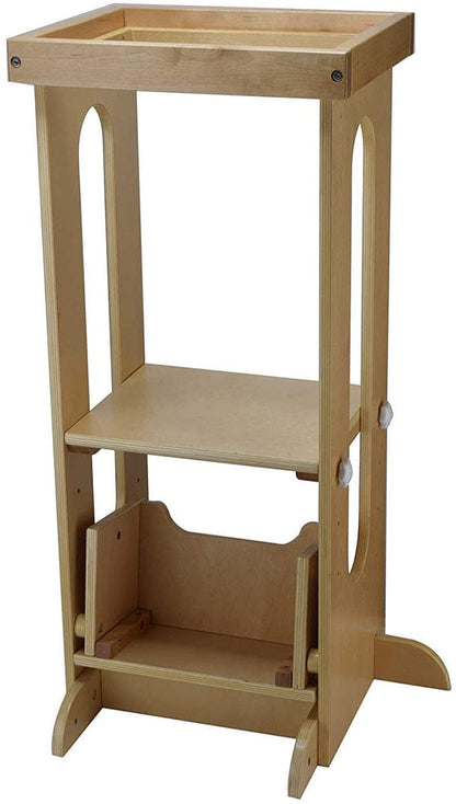 Little Partners Explore N Store Learning Tower - Natural