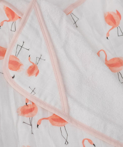 Little Unicorn Cotton Big Kid Hooded Towel - Pink Ladies - UH0219