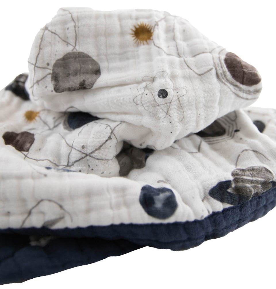 Little Unicorn Cotton Muslin Baby Blanket - Planetary - UB2105