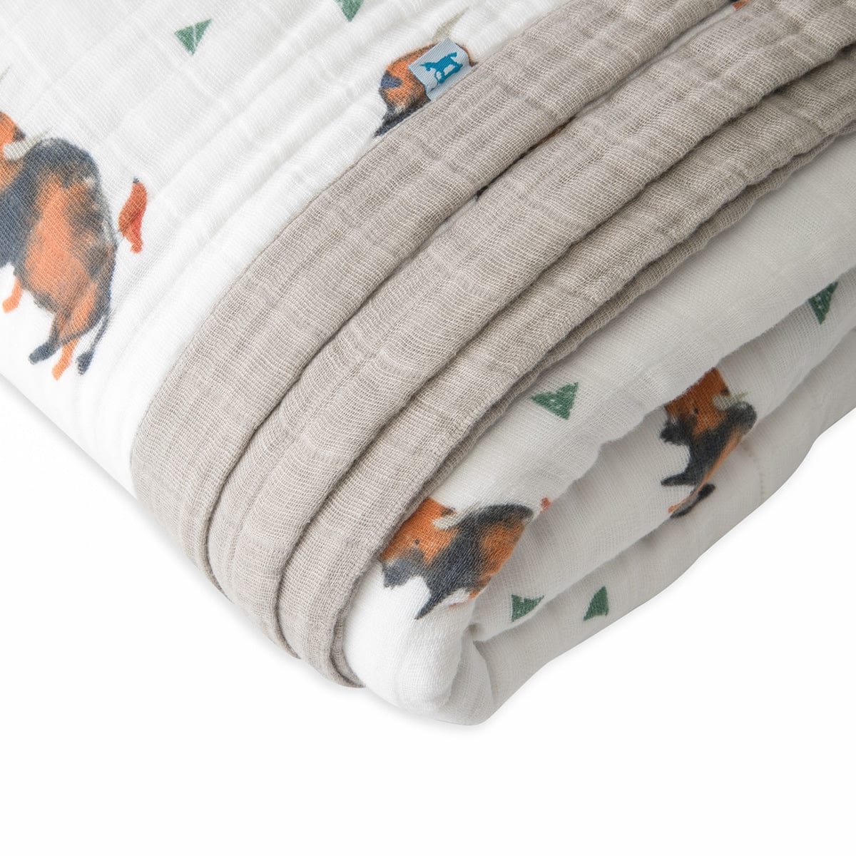 Little Unicorn Cotton Muslin Big Kid Quilt - Bison - UB1704