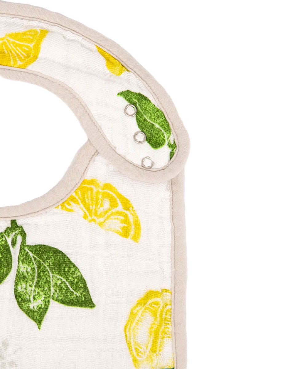 Little Unicorn Cotton Muslin Classic Bib 3 Pack - Fruit Stand - UF0024
