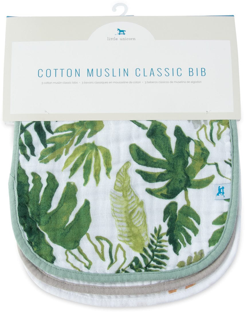 Little Unicorn Cotton Classic Bib 3-Pack - Gators - UF0017