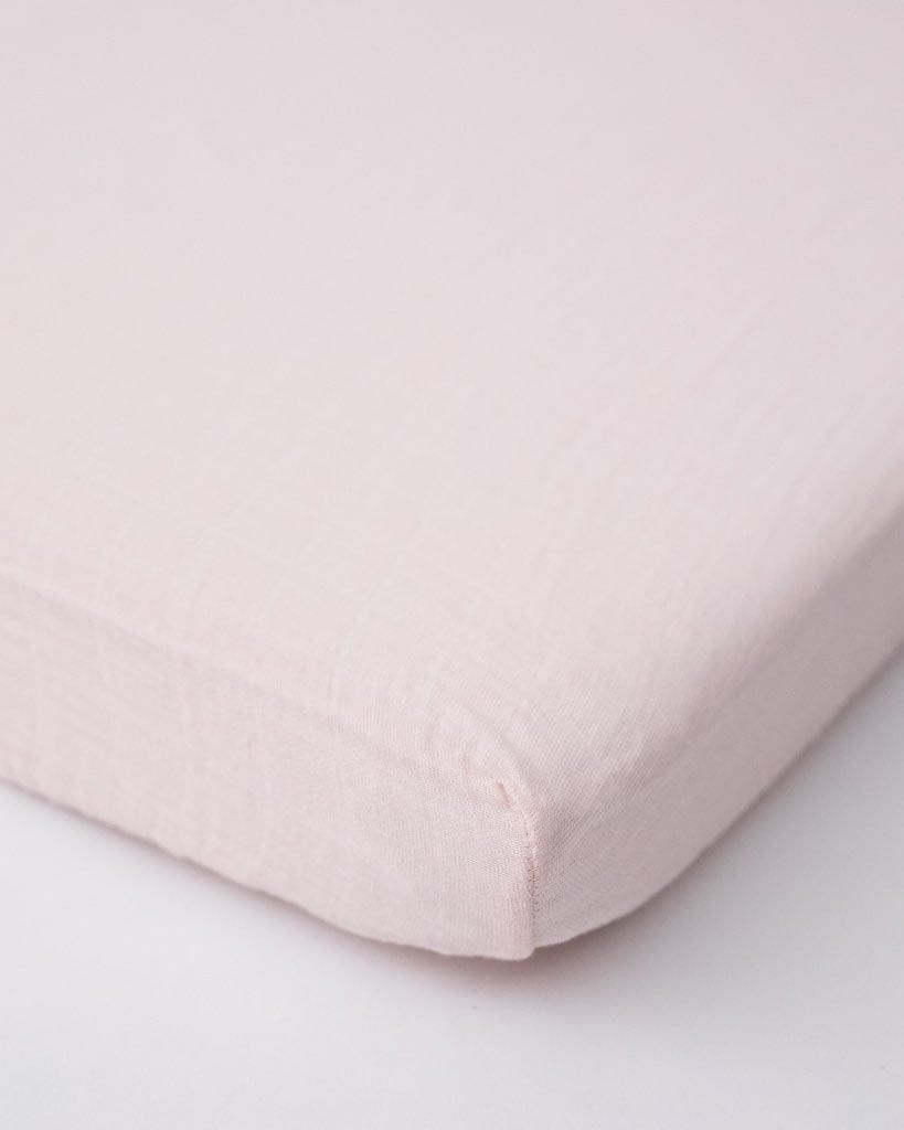 Little Unicorn Cotton Muslin Mini Crib Sheet - Blush - UN0910