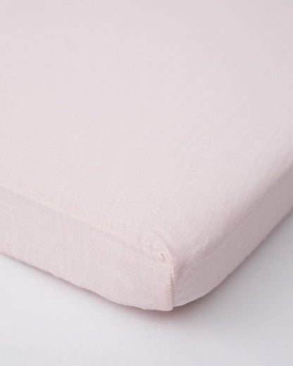 Little Unicorn Cotton Muslin Mini Crib Sheet - Blush - UN0910