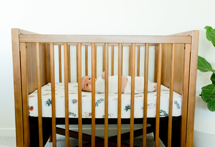 Little Unicorn Cotton Muslin Mini Crib Sheet - Prickle Pots - UN0905