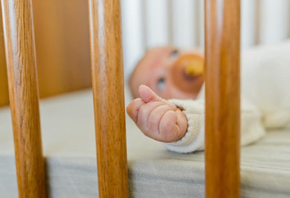 Little Unicorn Cotton Muslin Mini Crib Sheet - Warm Grey - UN0909