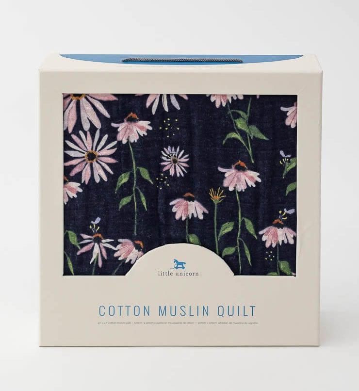 Little Unicorn Cotton Muslin Quilt - Dark Coneflower - UB0263