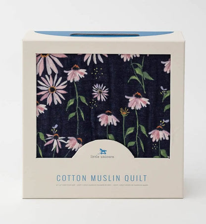 Little Unicorn Cotton Muslin Quilt - Dark Coneflower - UB0263
