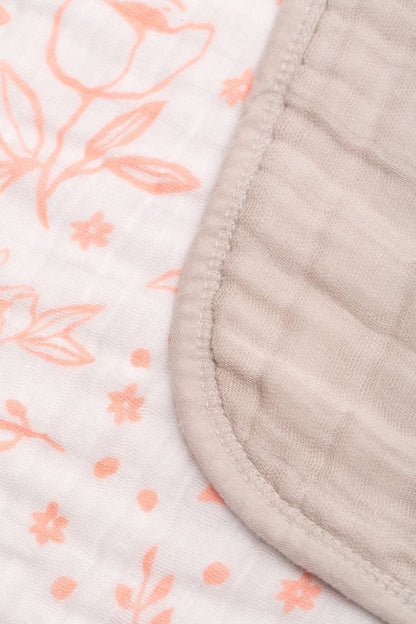 Little Unicorn Cotton Muslin Quilt - Garden Rose - UB0206