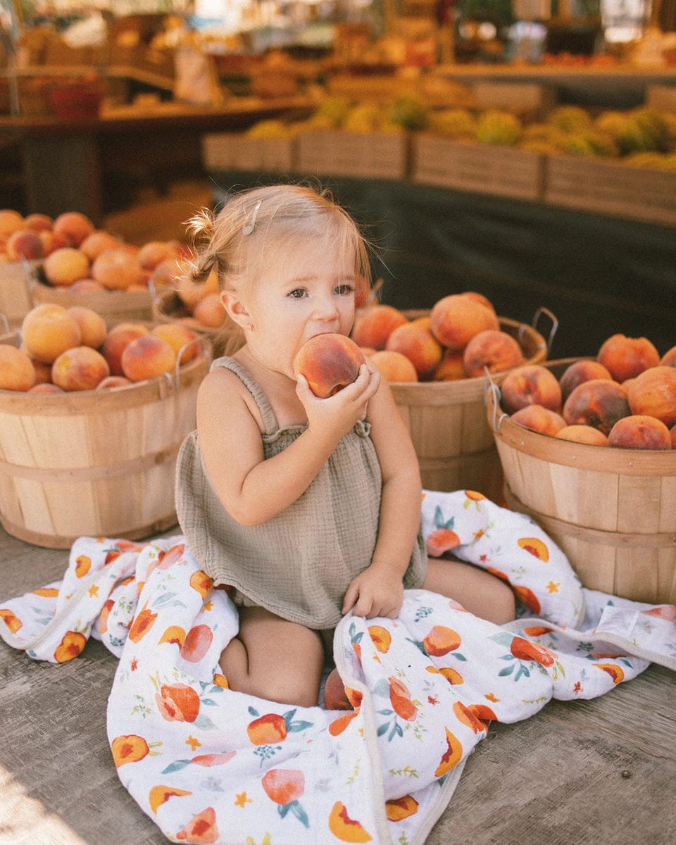 Little Unicorn Cotton Muslin Original Quilt - Georgia Peach