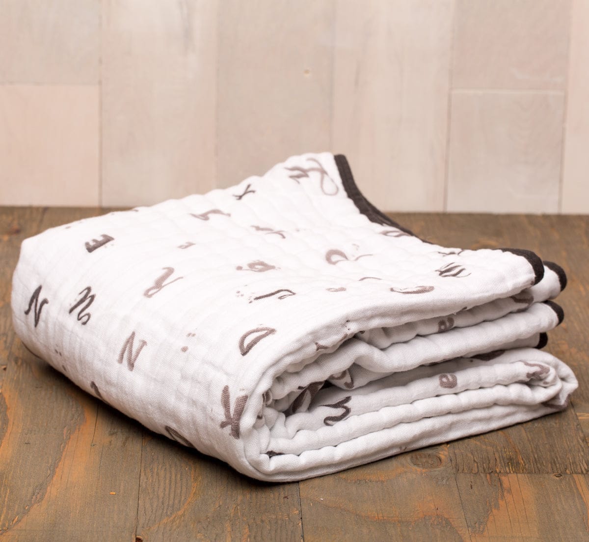 Little Unicorn Cotton Muslin Quilt - Hello Alphabet - UB0212