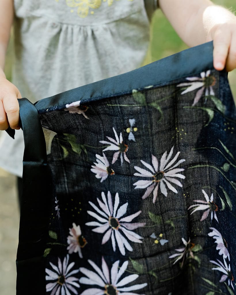 Little Unicorn Cotton Muslin Security Blanket, 2 Pack Tropical Pink + Dark Coneflower - UB0337