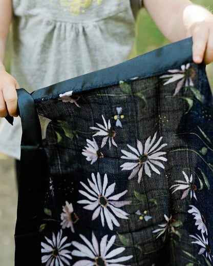 Little Unicorn Cotton Muslin Security Blanket, 2 Pack Tropical Pink + Dark Coneflower - UB0337