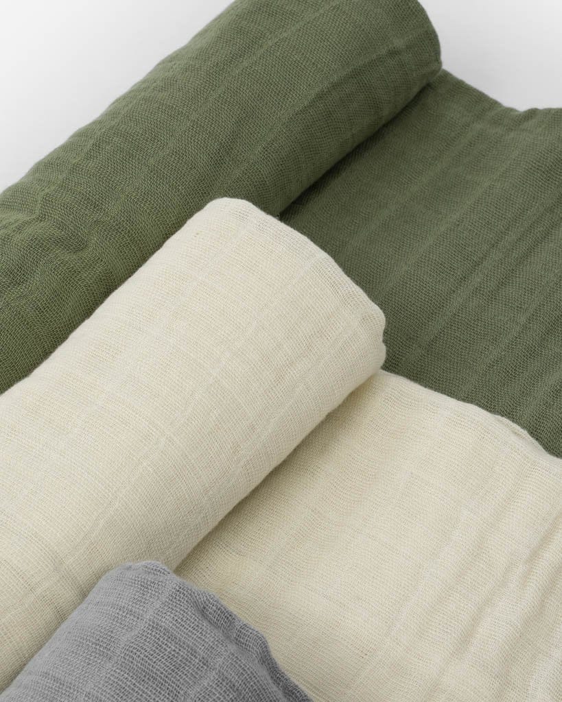 Little Unicorn Cotton Muslin Swaddle 3 Pack - Fern - UB0039