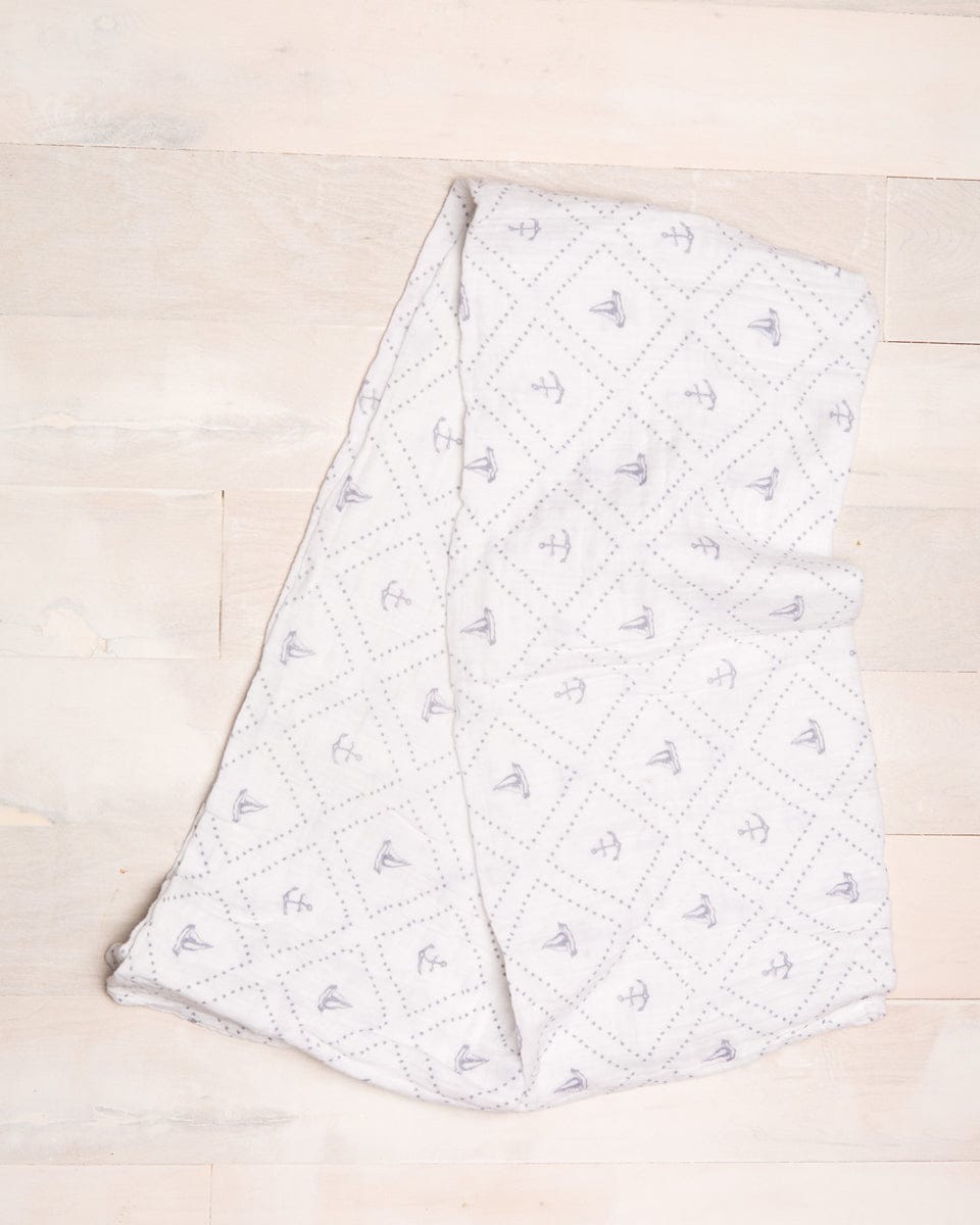 Little Unicorn Cotton Muslin Swaddle - Anchors Aweigh - UB0101
