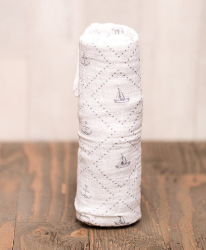 Little Unicorn Cotton Muslin Swaddle - Anchors Aweigh - UB0101