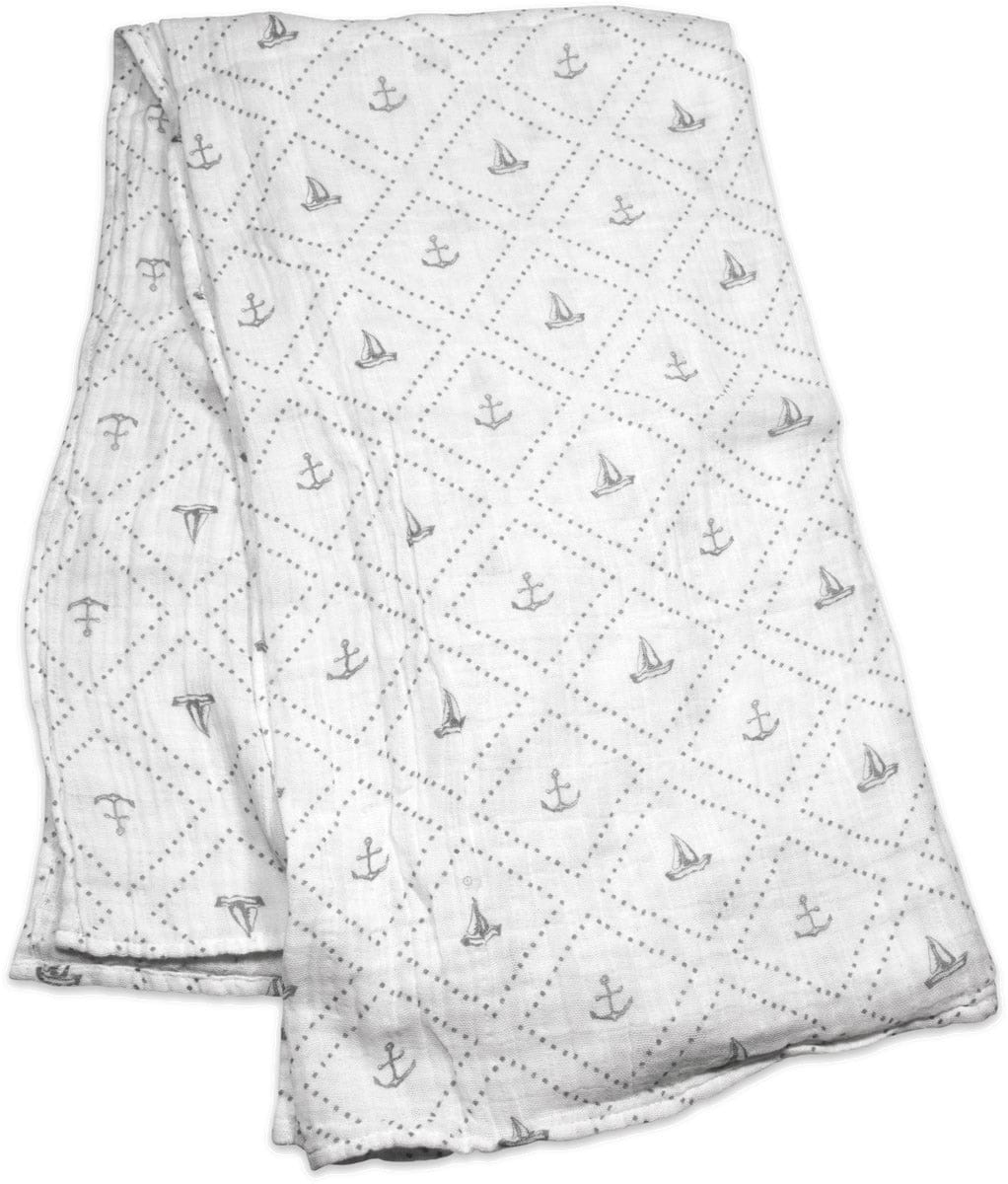 Little Unicorn Cotton Muslin Swaddle - Anchors Aweigh - UB0101