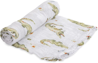 Little Unicorn Cotton Muslin Swaddle - Gators