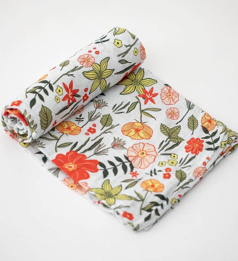Little Unicorn Cotton Muslin Swaddle - Primrose Patch - UB01A7